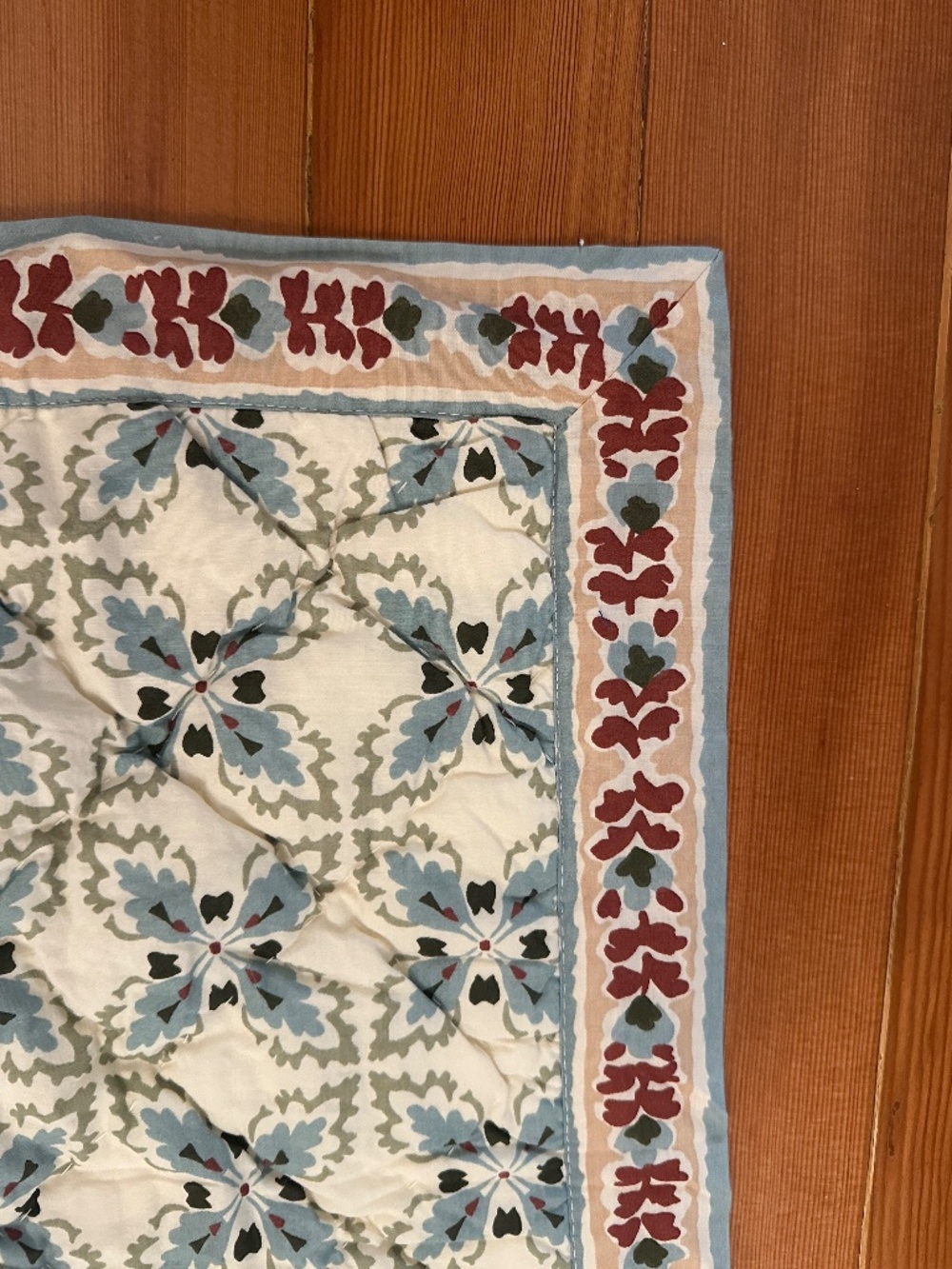 New without tags: Garnet Hill (2) quilted King Shams Umbria Paisley pattern